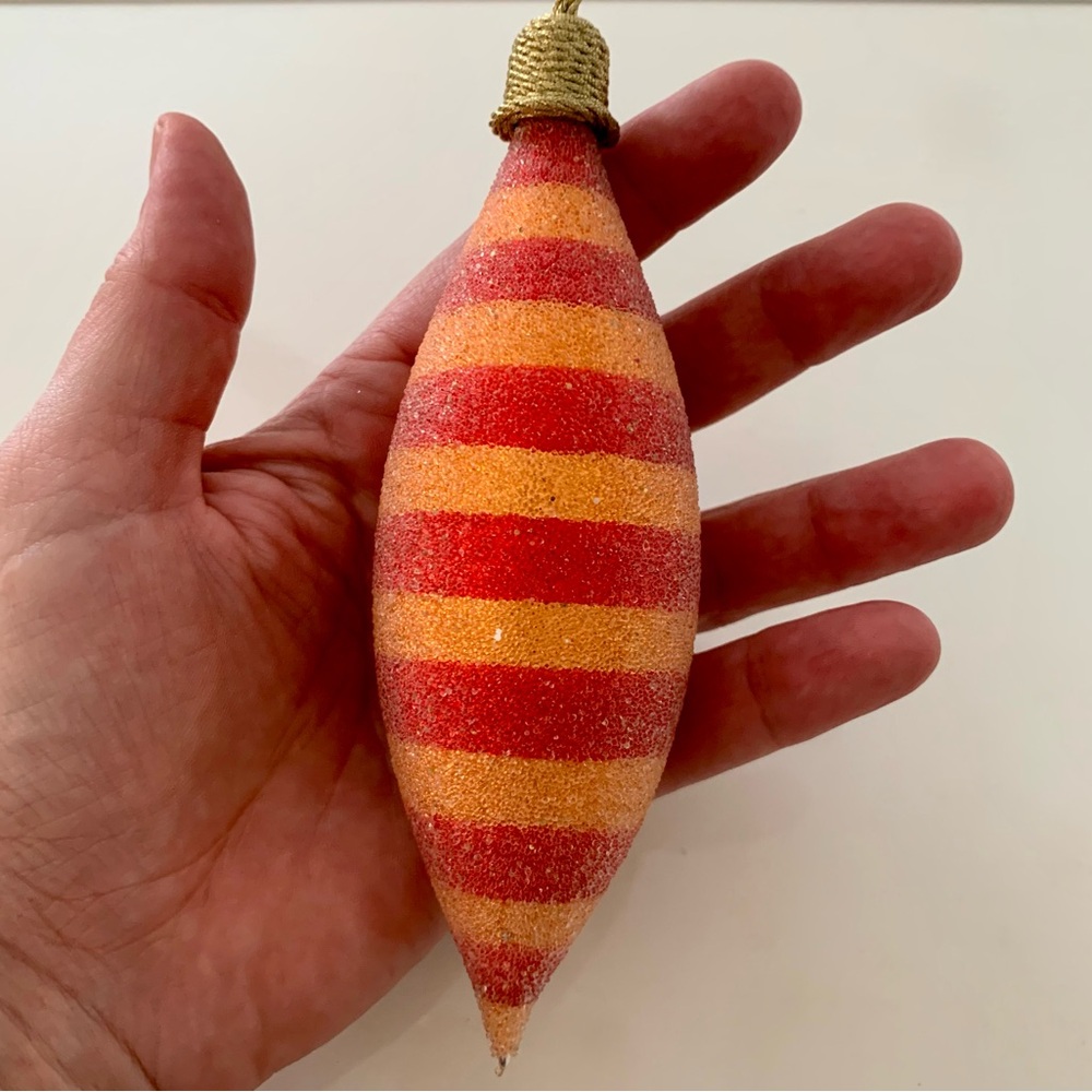 Set of 10 Vintage Blown Glass Christmas Ornaments - Picture 5 of 12